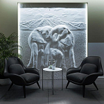 Барельеф ELEPHANTS варинант исполнения - 3 | Loft Concept во Владивостоке