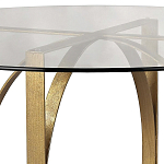 Стол обеденный круглый с основанием из 2-х пересекающихся колец Modern Geometric Silhouette варинант исполнения - 1 | Loft Concept во Владивостоке