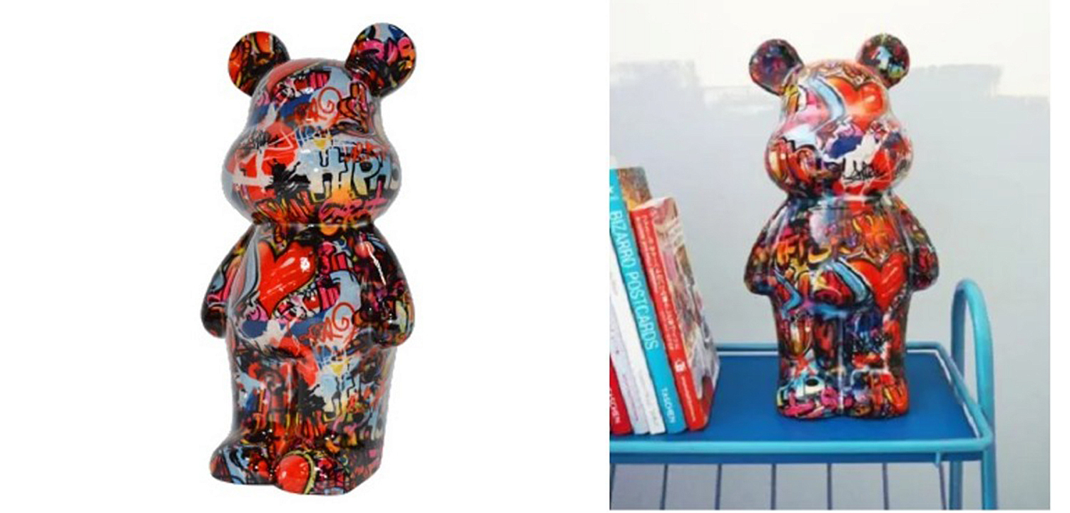 Статуэтка Graffiti Bear red Статуэтка Graffiti Bear red - Loft-Concept во Владивостоке