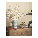 Ваза с зелеными цветочными и птичьими мотивами Vase Inspired by Nature варинант исполнения - 4 | Loft Concept во Владивостоке