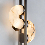 Бра  с фигурным мраморным рассеивателем Spiral of Warm Light варинант исполнения - 3 | Loft Concept во Владивостоке