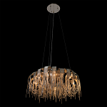 Люстра круглая подвесная с металлическими дугами и длинными цепочками 80 см Atlantis Chain варинант исполнения - 5 | Loft Concept во Владивостоке