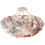 Потолочный светильник с каскадным абажуром из ракушек Sea Ravens варинант исполнения - 2 | Loft Concept во Владивостоке