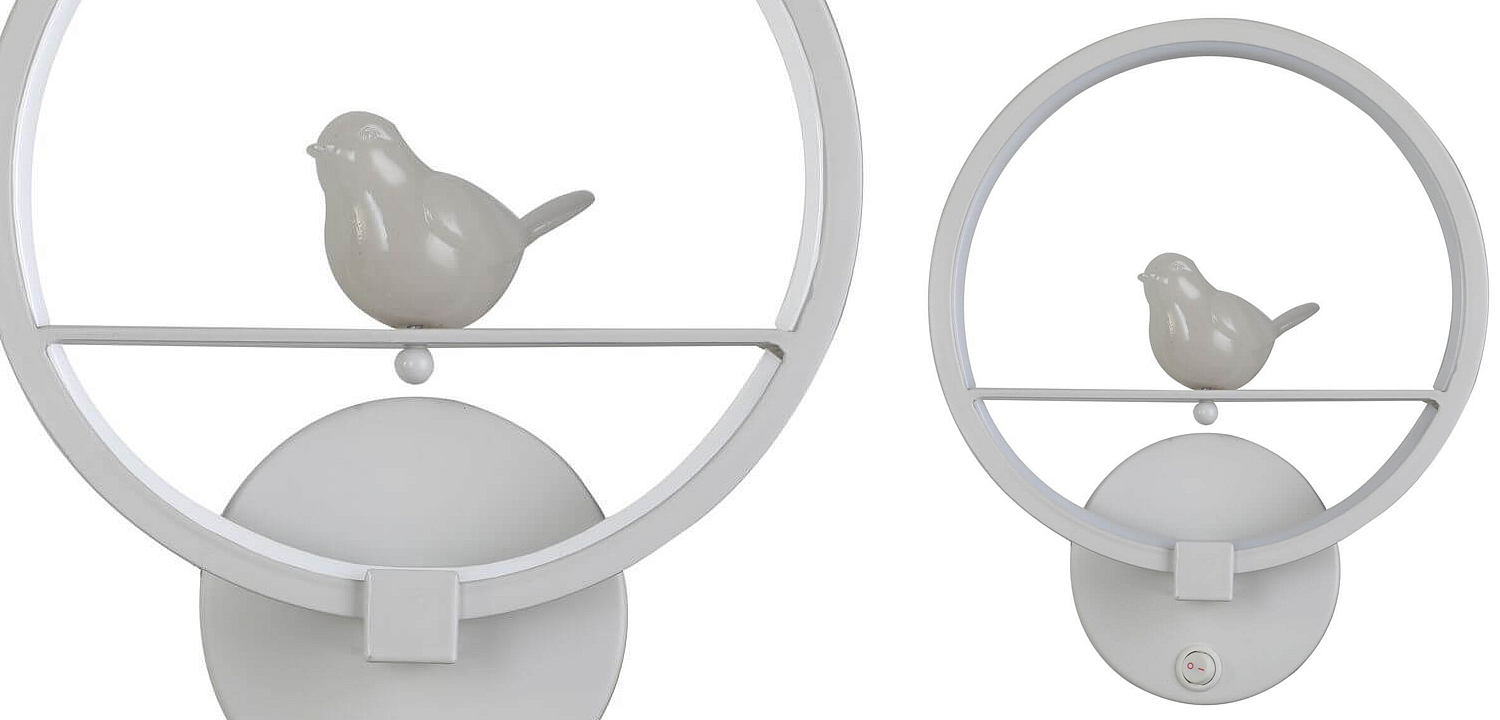 Бра Bird Ring Sconce white Бра Bird Ring Sconce white - Loft-Concept во Владивостоке