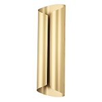 Бра с матовым цилиндрическим абажуром цвета латунь Monolith варинант исполнения - 1 | Loft Concept во Владивостоке