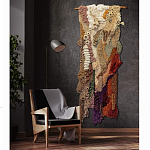 Тканый вручную абстрактный гобелен Коралловый риф Coral reef варинант исполнения - 3 | Loft Concept во Владивостоке