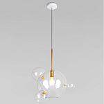 Подвесной светильник со стеклянными плафоном в виде шара и золотыми деталями & Coombes варинант исполнения - 1 | Loft Concept во Владивостоке