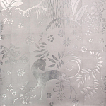 Обои ручная роспись в стиле Арт-деко Rateau Bas Relief on Tarnished Silver gilded paper варинант исполнения - 2 | Loft Concept во Владивостоке