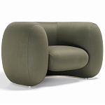 Дизайнерское полукруглое мягкое кресло CINNAMON Armchair варинант исполнения - 1 | Loft Concept во Владивостоке