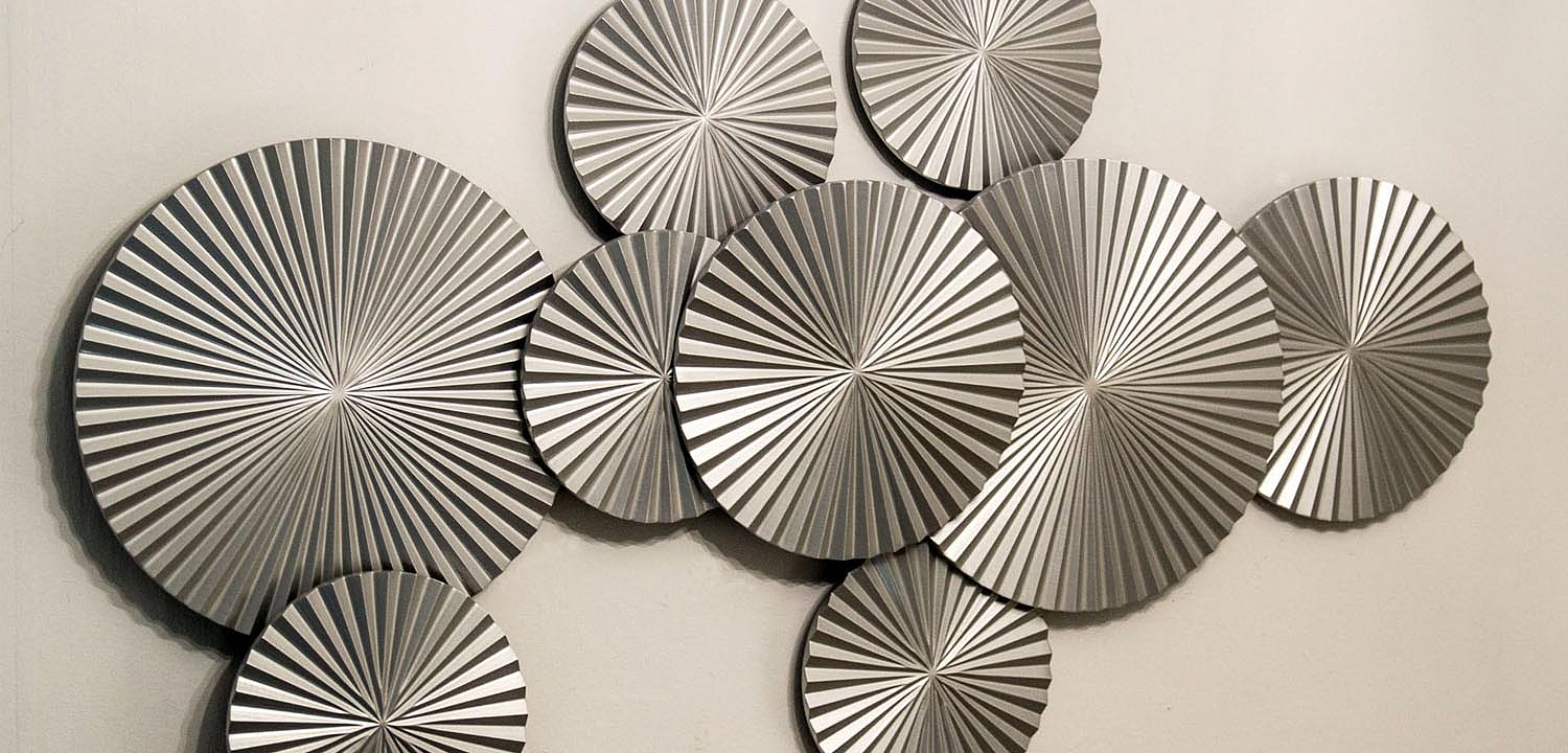 Арт-объект Apollo Silver Wall Plaque Disc 9 Арт-объект Apollo Silver Wall Plaque Disc 9 - Loft-Concept во Владивостоке