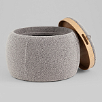 Пуф-трансформер Люкке с крышкой серый варинант исполнения - 5 | Loft Concept во Владивостоке