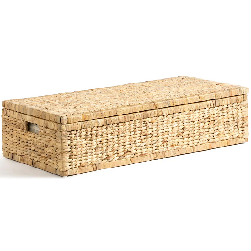 Корзина под кровать Evette Wicker Under Bed Basket Бежевый Корзина под кровать Evette Wicker Under Bed Basket Бежевый во Владивостоке | Loft Concept