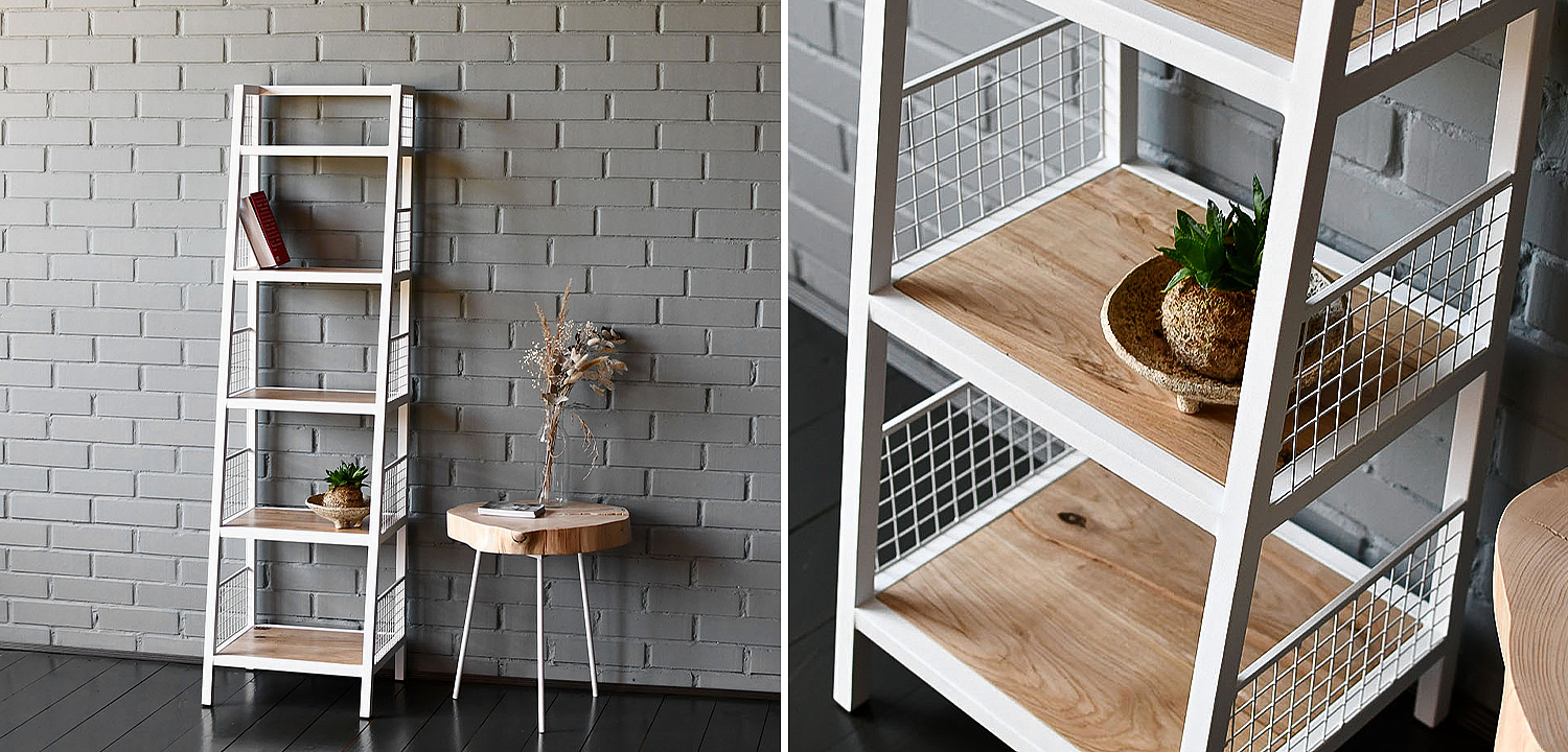 Стеллаж Kiyan Industrial Metal Rust Rack Стеллаж Kiyan Industrial Metal Rust Rack - Loft-Concept во Владивостоке