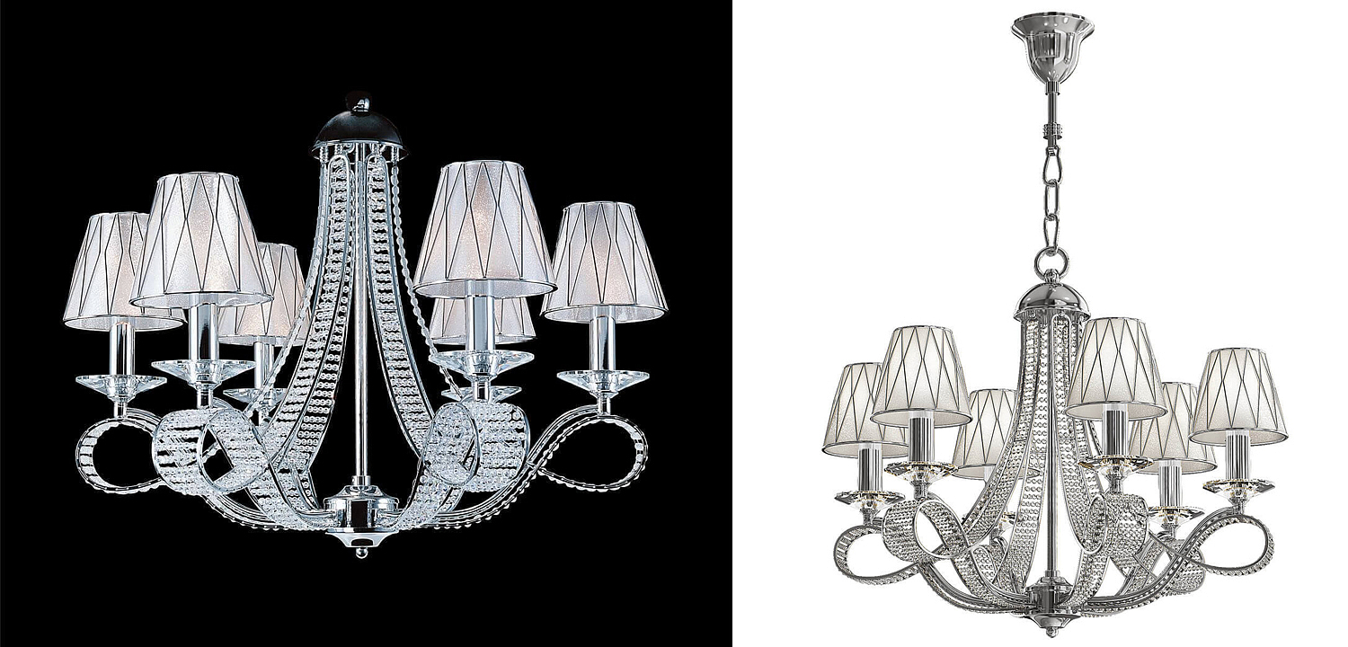 Люстра Franseza Chandelier chrome 67 Люстра Franseza Chandelier chrome 67 - Loft-Concept во Владивостоке