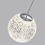 Подвесной светильник с прозрачным рифленым плафоном в форме шара Crystal Globule варинант исполнения - 8 | Loft Concept во Владивостоке