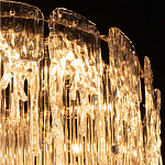 Бра с эффектом стекающего стекла и прозрачными трубками Textured Glass варинант исполнения - 7 | Loft Concept во Владивостоке