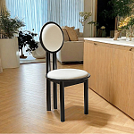 Дизайнерский стул из массива дерева с круглой спинкой Infinitude варинант исполнения - 1 | Loft Concept во Владивостоке