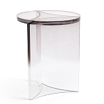 Стол журнальный круглый Acrylic Аether Smoke варинант исполнения - 1 | Loft Concept во Владивостоке