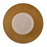 Бра круглое с плафоном из натурального камня на латунном основании Cryptocrystalline Stone варинант исполнения - 3 | Loft Concept во Владивостоке