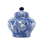 Ваза с крышкой в китайском стиле Гранатовое дерево Blooming Pomegranate варинант исполнения - 8 | Loft Concept во Владивостоке