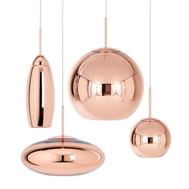 Люстра Tom Dixon Copper Wide Pendant Lamp Медь Люстра Tom Dixon Copper Wide Pendant Lamp Медь во Владивостоке | Loft Concept