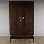 Платяной шкаф Elsa Dreams Walnut с 2-мя фасадами варинант исполнения - 3 | Loft Concept во Владивостоке