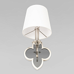 Бра с белым текстильным абажуром и фигурным основанием с зеркальной вставкой Vitorino варинант исполнения - 22 | Loft Concept во Владивостоке