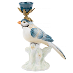 Фарфоровый подсвечник с птицей Eden Garden варинант исполнения - 1 | Loft Concept во Владивостоке