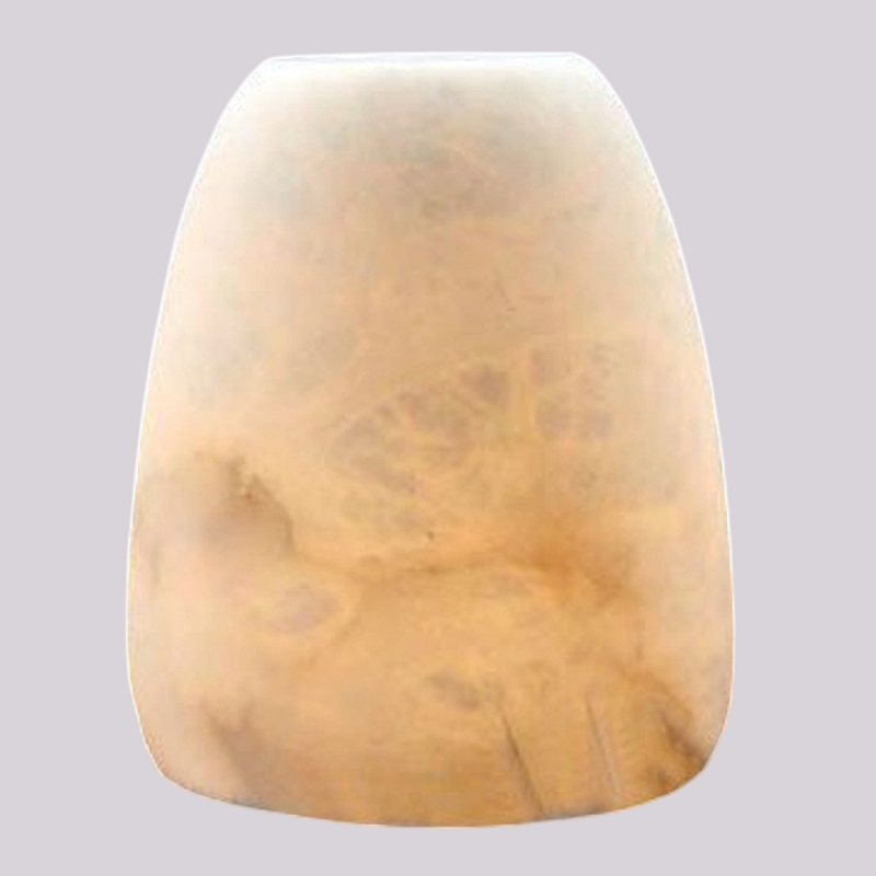 Настольная лампа в форме трапеции из натурального камня Soft Glow of Stone Латунь Белый Настольная лампа в форме трапеции из натурального камня Soft Glow of Stone Латунь Белый во Владивостоке | Loft Concept