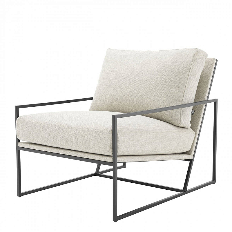 Кресло Eichholtz Chair Rowen Молочный Темная бронза Кресло Eichholtz Chair Rowen Молочный Темная бронза во Владивостоке | Loft Concept