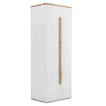 Шкаф платяной с белым глянцевым фасадом Grace of Furniture варинант исполнения - 1 | Loft Concept во Владивостоке