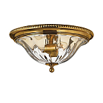 Потолочный светильник цвета латунь с прозрачным плафоном в форме чаши Hinkley варинант исполнения - 1 | Loft Concept во Владивостоке