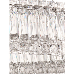 Люстра подвесная круглая из прозрачного хрусталя с корпусом из металла цвета хром Selfsufficient варинант исполнения - 6 | Loft Concept во Владивостоке