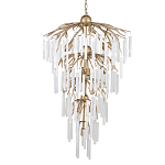 Люстра многоярусная с трубчатыми подвесками Dripping Crystals варинант исполнения - 3 | Loft Concept во Владивостоке