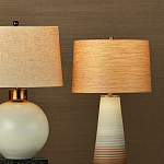 Настольная лампа фарфоровая с узором на корпусе Junction Place варинант исполнения - 4 | Loft Concept во Владивостоке