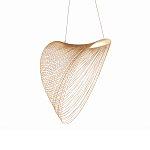Подвесной светильник фигурный из деревянных прутьев Ecofriendly Light Source варинант исполнения - 2 | Loft Concept во Владивостоке