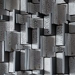 Абстрактное Объемное Панно Industrial panel Travers Coals варинант исполнения - 2 | Loft Concept во Владивостоке