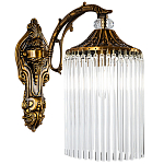 Бра с плафоном с виде трубчатых хрустальных подвесок Cadice Wall Lamp варинант исполнения - 1 | Loft Concept во Владивостоке