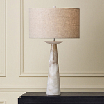 Настольная лампа на конусовидном корпусе с чашей и с тканевым абажуром Daydreaming варинант исполнения - 4 | Loft Concept во Владивостоке