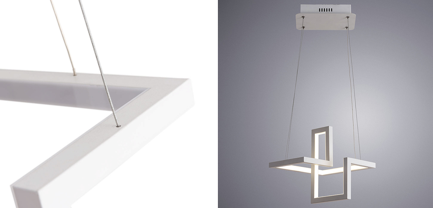 Люстра Esther Geometric White Chandelier III Люстра Esther Geometric White Chandelier III - Loft-Concept во Владивостоке