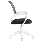 Офисное кресло с основанием из белого пластика Desk chairs Black варинант исполнения - 3 | Loft Concept во Владивостоке