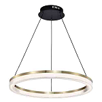 Люстра подвесная круглая светодиодная с золотым каркасом Ring Horizontal варинант исполнения - 3 | Loft Concept во Владивостоке