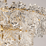 Люстра многоярусная с объемными прозрачными цветами Hanging Flowers варинант исполнения - 4 | Loft Concept во Владивостоке