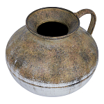 Ваза металлическая с ручкой Bygone Era варинант исполнения - 2 | Loft Concept во Владивостоке