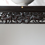 Черная резная консоль в Китайском стиле из массива Black Dragon Console варинант исполнения - 3 | Loft Concept во Владивостоке