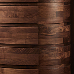 Комод деревянный с 7-ю ящиками Moon Walnut Furniture варинант исполнения - 5 | Loft Concept во Владивостоке