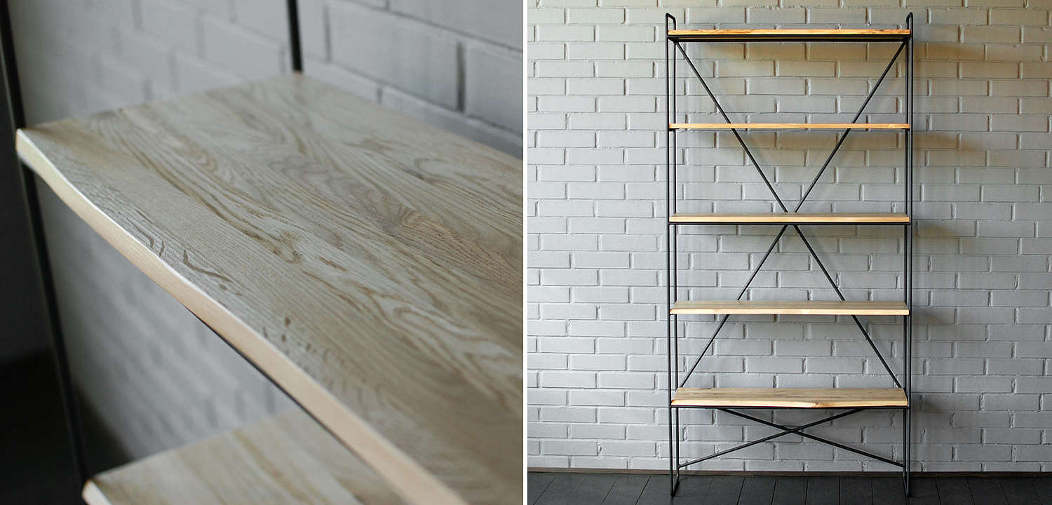 Стеллаж Hart Industrial Metal Rust Rack Стеллаж Hart Industrial Metal Rust Rack - Loft-Concept во Владивостоке