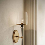 Бра настенное с прозрачным стеклянным абажуром Simple Pure Form варинант исполнения - 5 | Loft Concept во Владивостоке