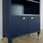 Книжный Стеллаж Elsa Dreams Blue с задней стенкой варинант исполнения - 1 | Loft Concept во Владивостоке