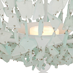 Люстра круглая с каскадом из декоративных элементов Sea Glass варинант исполнения - 3 | Loft Concept во Владивостоке